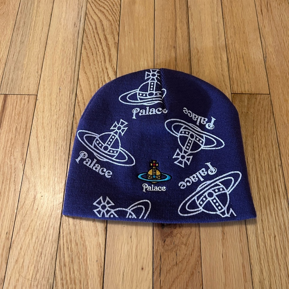 Palace x Vivienne Westwood Purple Beanie